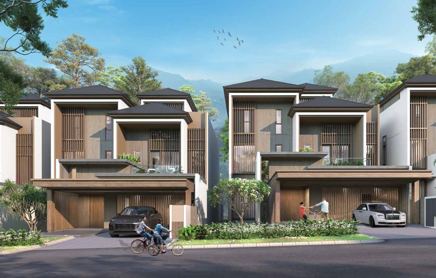 Ilustrasi rumah Citra Genting BukitGolf Sentul perumahan baru Ciputra di kawasan Sentul Bogor